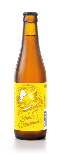 Blonde Wildebrasse blonde bier fles