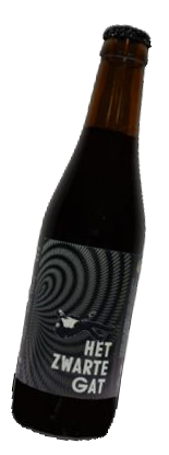 Het Zwarte Gat donkere tripel fles
